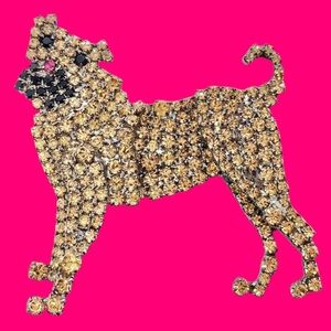 Cuddly Sharpei Dog Pin Canine Brooch Westminster